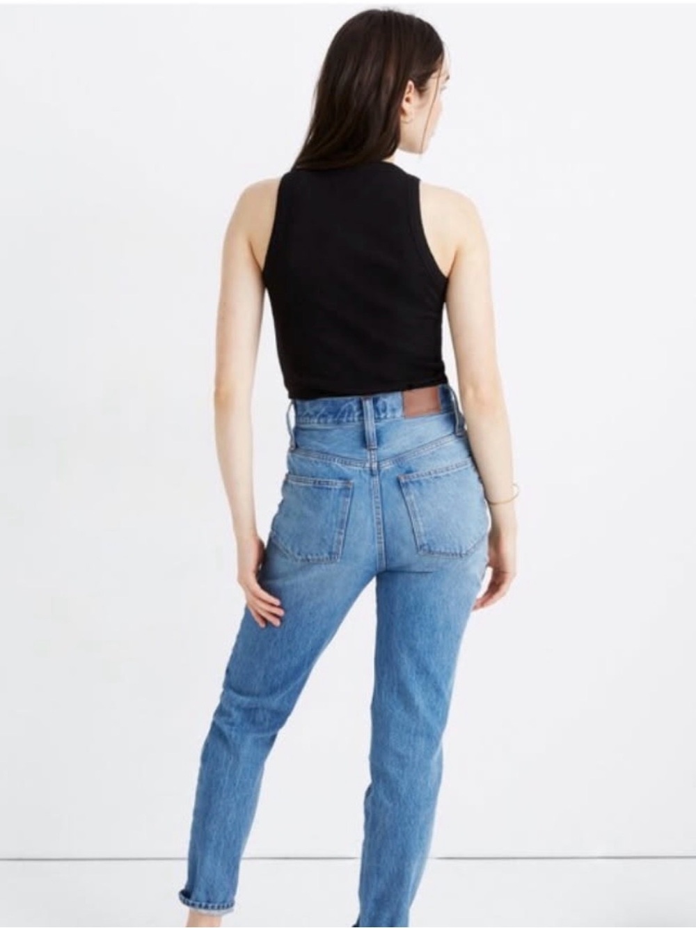 Madewell Textured Black Westville Tank Top XL - Picture 2 of 7